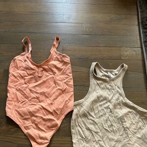 Body suit and tank tee shirt